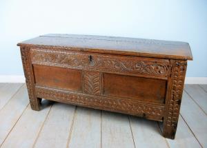 small 17th century oak carved coffer (7).JPG